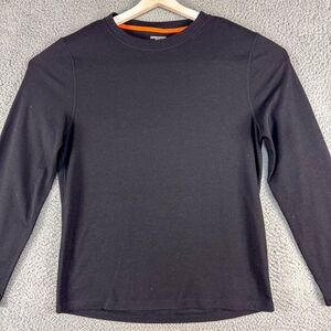 Omni Wool Shirt Mens XL Black Base Layer Wool Blend Outdoors Hunting Fishing Run